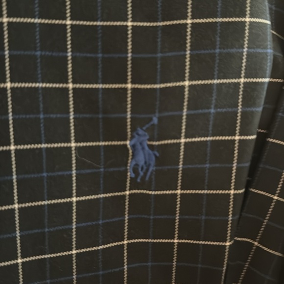 Ralph Lauren Button Down - Black Plaid - Size Medium - Picture 3 of 4